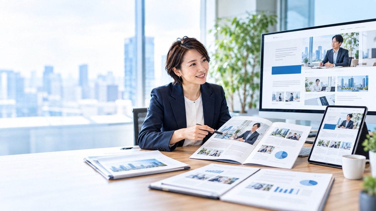 制作内容を相談するイメージ